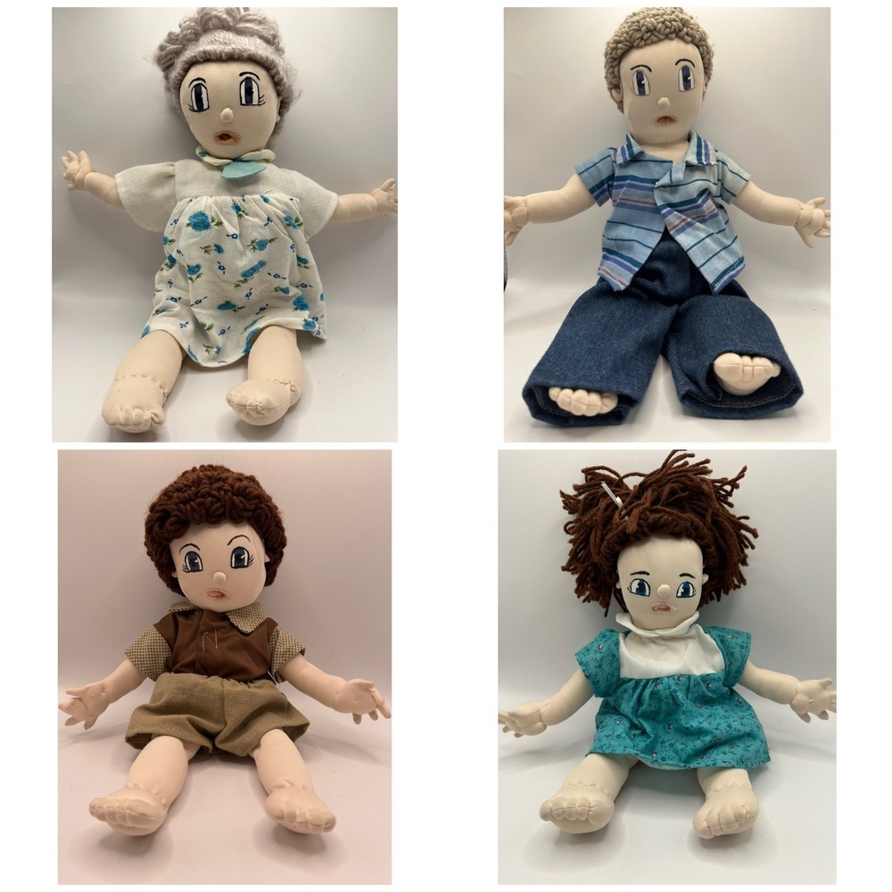KidsRights Anatomically Correct Therapy Doll Family Caucasian Boy Girl Dad Grma